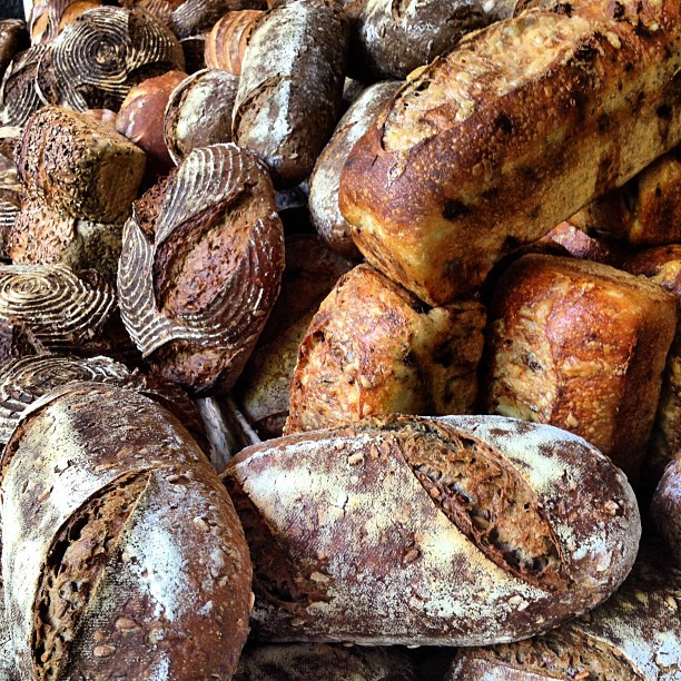 Playing with Instagram: My cellphone sees more delicious fresh bread than you can imagine at Prairie Baker