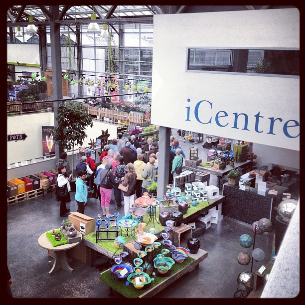 Playing with Instagram: My cellphone sees tour groups at the Enjoy Centre