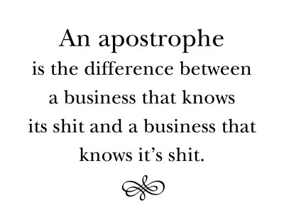 apostrophe