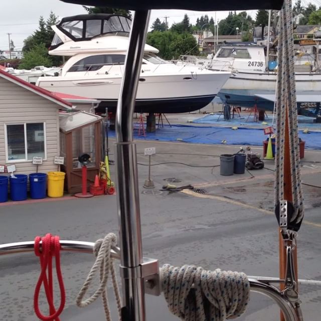 Work starts 7 am, sharp. I'll be so glad when I'm back in the water!