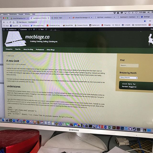 I’ve been rebuilding my personal website (all hand-coded) and manages to make it much less ugly. #cssishard #doingitthehardway