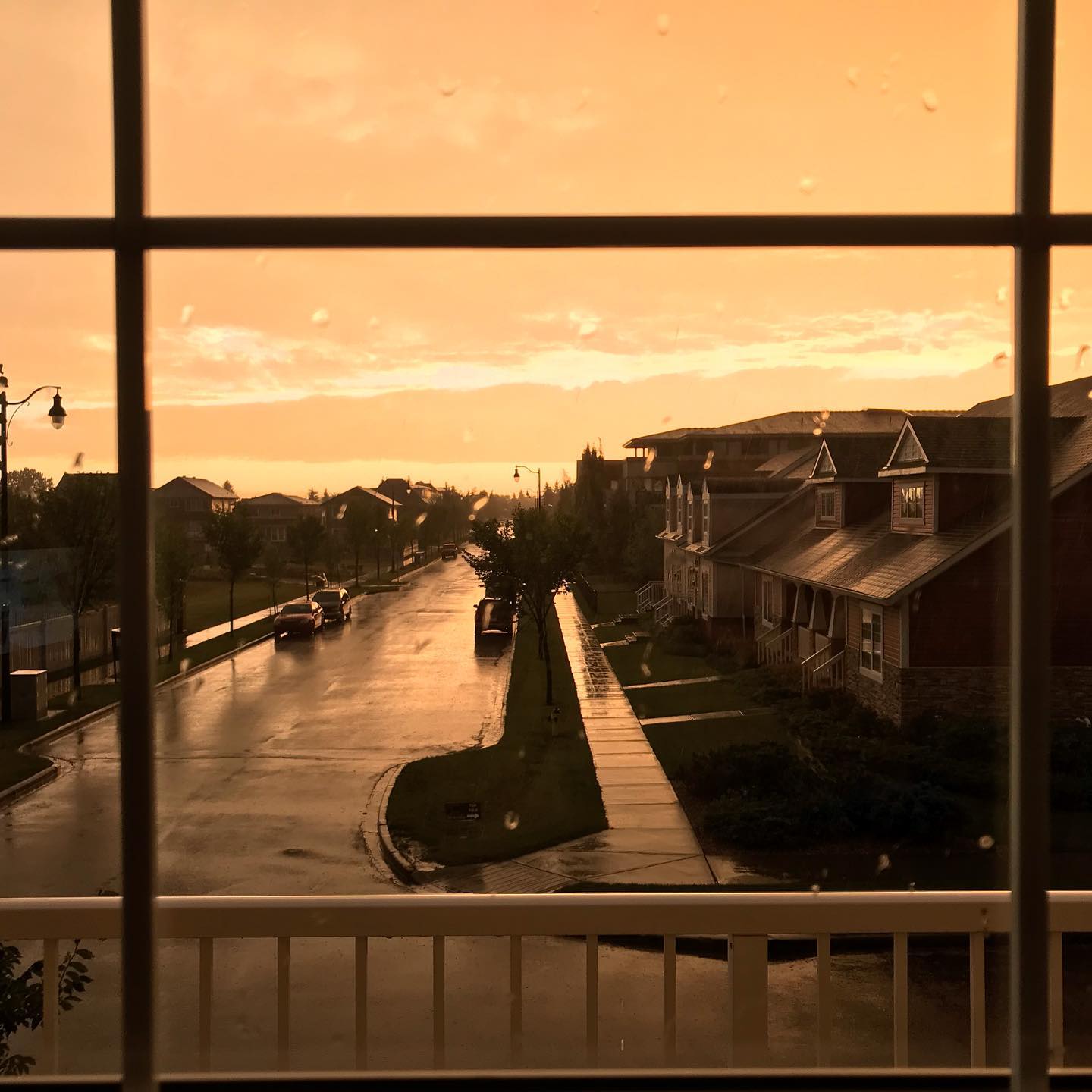 Very eerie in #yeg #nofilter